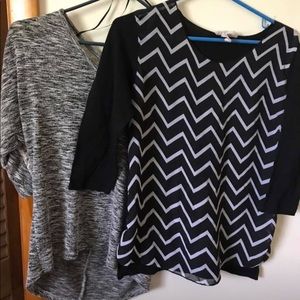 Two half sleeves shirts!